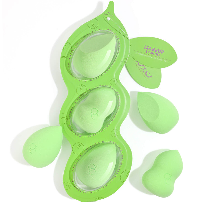 Pea Pod 3pc Makeup Sponge Set