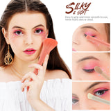 This Docolor Morandi Makeup Brush set includes 17pc brushes, foundation brush, kabuki brush, powder brush, blending brushes, eyeshadow brushes, eyebrow brushes, makeup sponges, makeup bag.