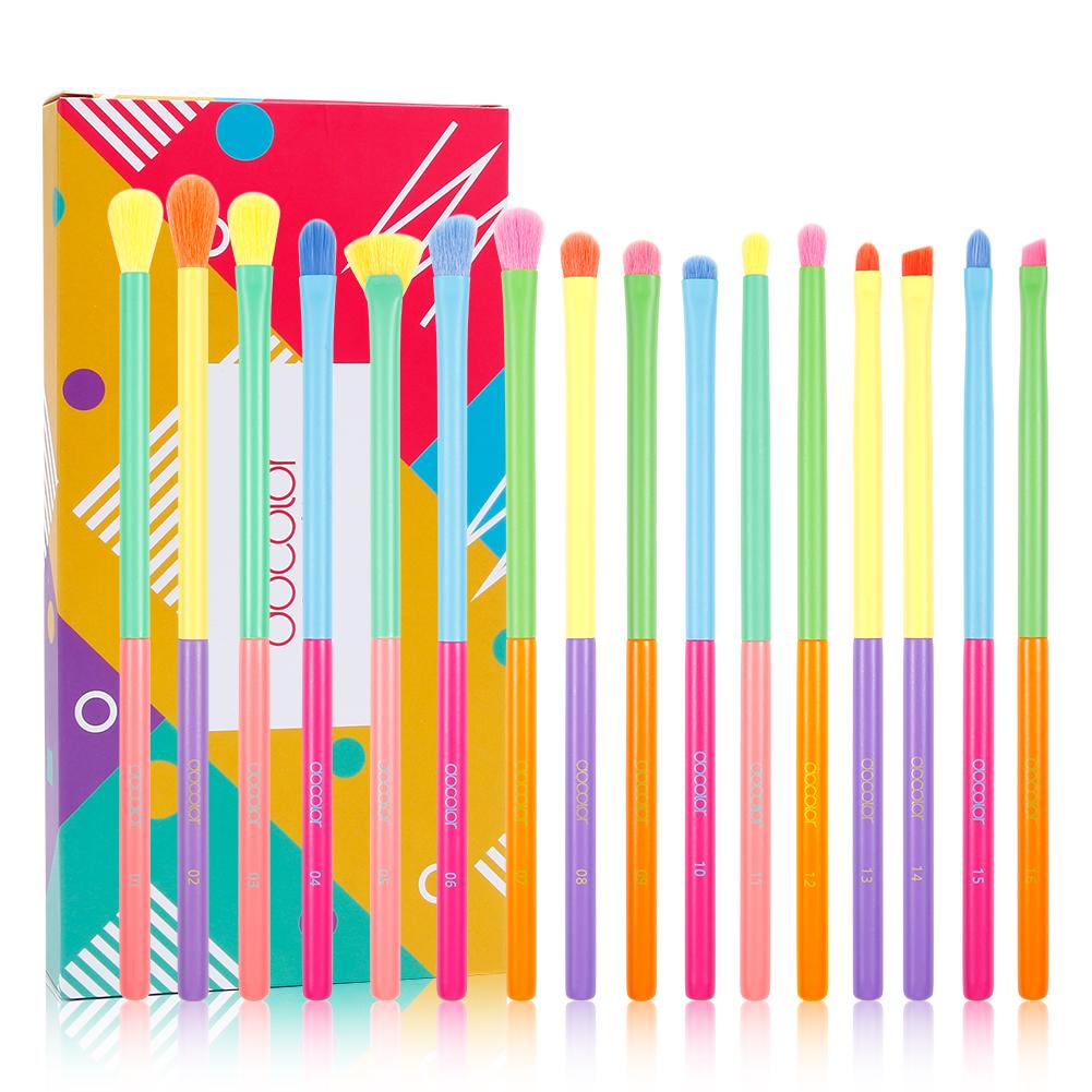 Docolor makeup brushes Dream of Color 16 Pieces Eye Makeup Brush Set best makeup brushes professional makeup brushes Instagram eye makeup brush Docolor brushes euphoria makeup looks