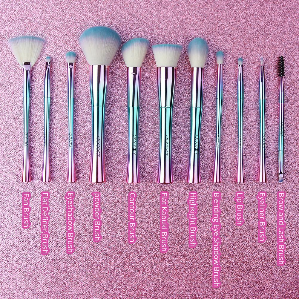 Fantasy II - 11 piece Synthetic Brush Set DOCOLOR OFFICIAL