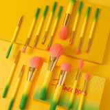 Pineapple - 16 piece Makeup Brush Set DOCOLOR OFFICIAL