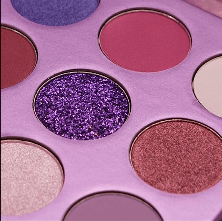 Docolor Cosmetics - Eyeshadow palettes - Gemstone Collection 9 Colors Shadow Palette(POWER)PURPLE series - colorful palette glitter eyeshadow best eyeshadow palette popular eyeshadow brand best seller