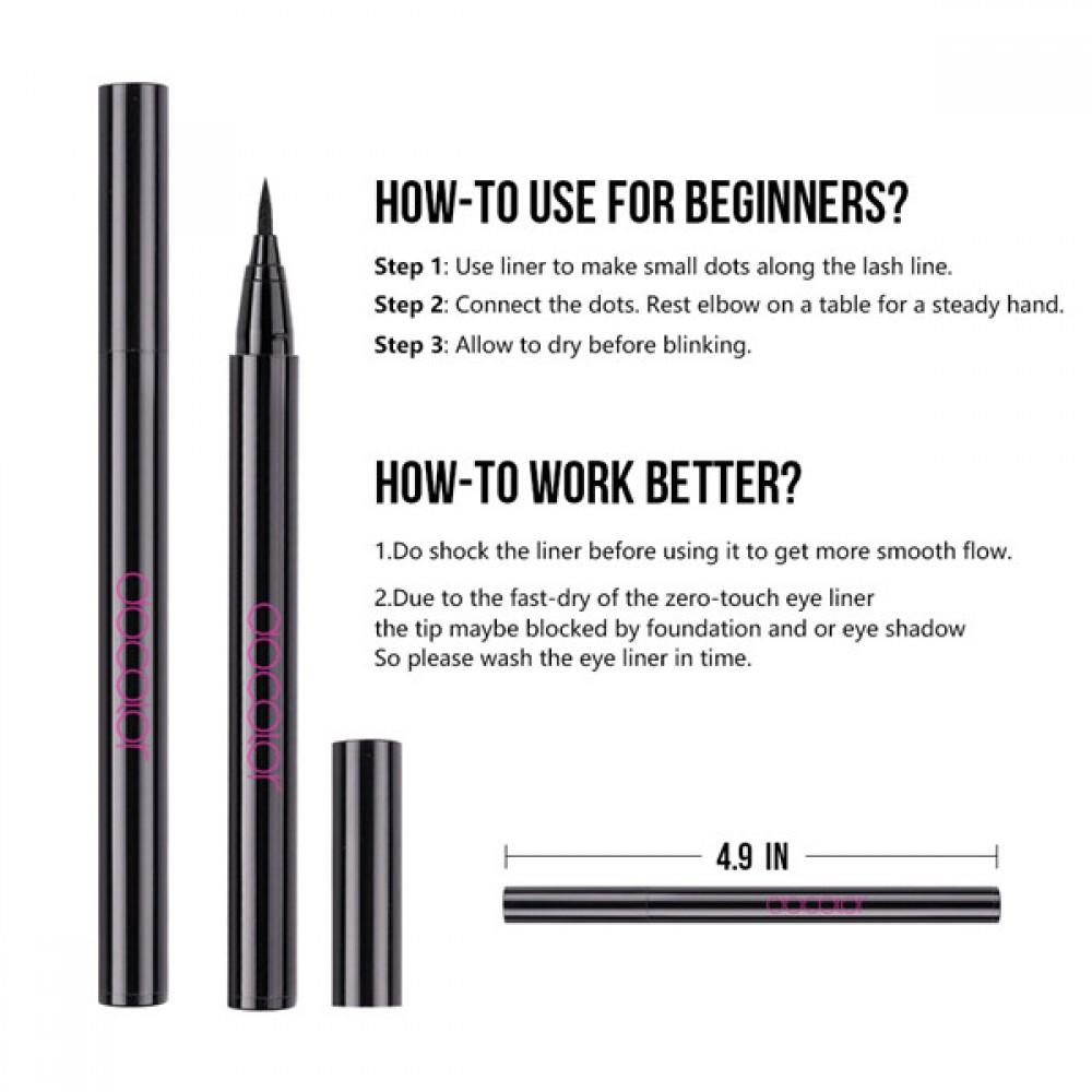 Waterproof Liquid Eyeliner (Black) DOCOLOR OFFICIAL