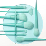 Water Green--9 PCS Makeup Brush Set