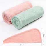 Microfiber Hair Drying Cap 2 Pack