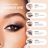Rose Gold - 6 Pieces Double-Ended Eye Brush Set