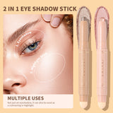 Two-Color Multifunctional Eyeshadow Stick