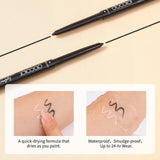 Black Eyeliner Gel Pen, Multifunctional Two in One DOCOLOR OFFICAL