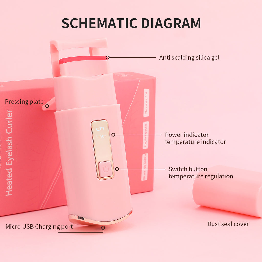 Docolor Rechargeable Heated Eyelash Curler