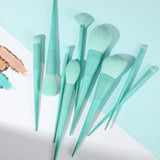 Water Green--9 PCS Makeup Brush Set