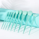 Water Green--9 PCS Makeup Brush Set