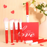 (Only ship to EU&US&UK)Period Red - 32pcs Professional Makeup Brushes Set