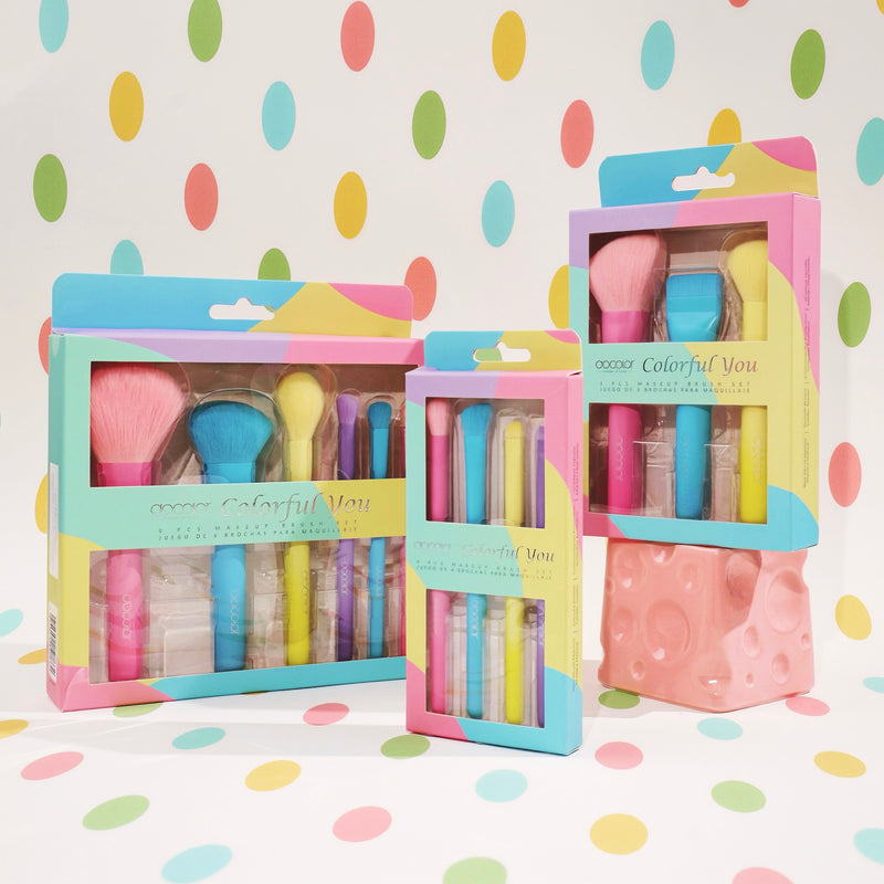 Docolor Colorful On-The-Go Mini Brush Set