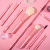 Sakura-8 Pcs Makeup Brush Set with Holder