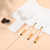 Docolor 5 Pcs Pro Eyeliner Brush Set