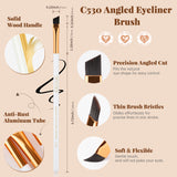 Docolor 5 Pcs Pro Eyeliner Brush Set