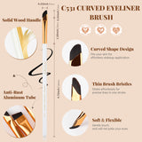 Docolor 5 Pcs Pro Eyeliner Brush Set