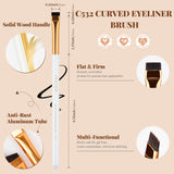 Docolor 5 Pcs Pro Eyeliner Brush Set