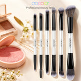 6 Pieces Double-Ended Eye Brush Set-II