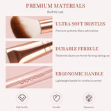 6 Pieces Double-Ended Eye Brush Set-II