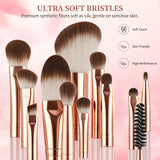 6 Pieces Double-Ended Eye Brush Set-II
