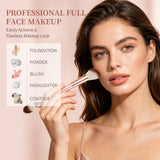 6 Pieces Double-Ended Eye Brush Set-II