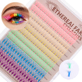 Docolor Rainbow Ethereal Fake Eyelashes Lash Extension Kit