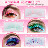 Docolor Rainbow Ethereal Fake Eyelashes Lash Extension Kit