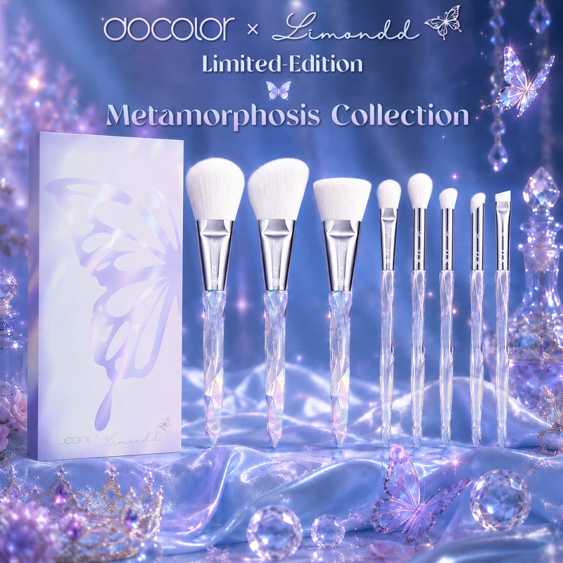Docolor x Limondd Metamorphosis Collection - 8pcs Chrysalis Brush Set