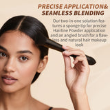 Docolor Dual-Ended Multi-Function Makeup Brush, Angled Foundation Contour Brush & Sponge Tip