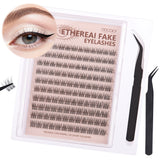 Docolor Black Glue-Free Naturally curled Fake Eyelashes