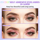 Docolor Black Glue-Free Naturally curled Fake Eyelashes