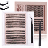 Docolor Black Glue-Free Naturally curled Fake Eyelashes