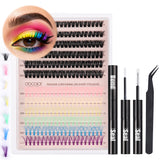 Docolor Rainbow Ethereal Fake Eyelashes Lash Extension Kit