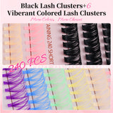 Docolor Rainbow Ethereal Fake Eyelashes Lash Extension Kit