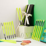Docolor Neon Green Makeup Brush Set 15pcs - 6 in bundle