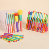 Dream of Color - 15 Pieces Colourful Makeup Brush Set
