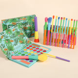 Dream of Color - 15 Pieces Colourful Makeup Brush Set