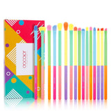 Dream of Color - 15 Pieces Colourful Makeup Brush Set