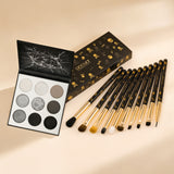 Goth - Skull Eye makeup brushes set 10 Pieces