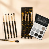 Goth - Skull Eye makeup brushes set 10 Pieces