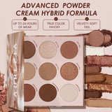 Docolor Brown 9 Color Gemstone Eyeshadow Palette-AURELIA