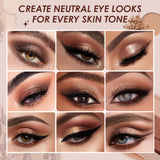 Docolor Brown 9 Color Gemstone Eyeshadow Palette-AURELIA