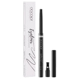 Docolor Black/White Eyeliner Gel Pen, Multifunctional Two in One