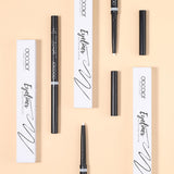 Docolor Black/White Eyeliner Gel Pen, Multifunctional Two in One