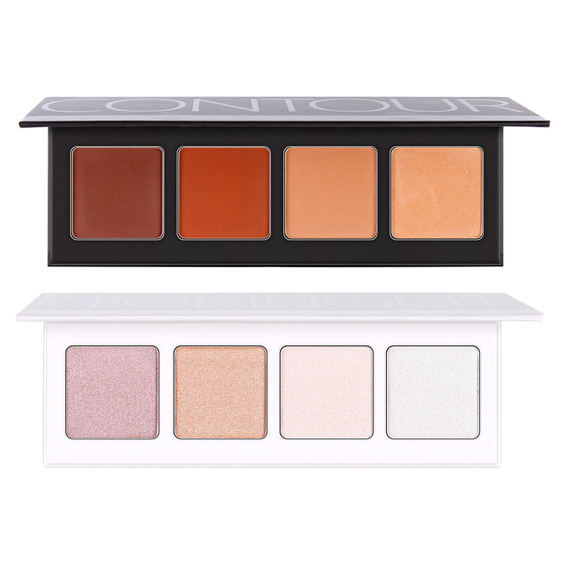 (Only ship to EU)Noble and Elegant-4 Colors Highlight & Contour palette Collection