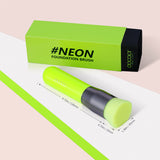 Green Neon Foundation / Kabuki Makeup Brush (5PCS)