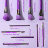 wholesale-cosmetics-makeup-brush-neon-purple-makeup-brush-docolor-makeup-brushes