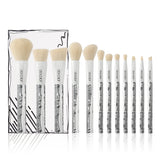 Comic 2D White Makeup Brush Set