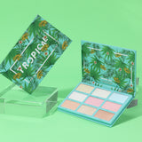 (Only ship to EU）Tropical 9 Color Highlighter Palette